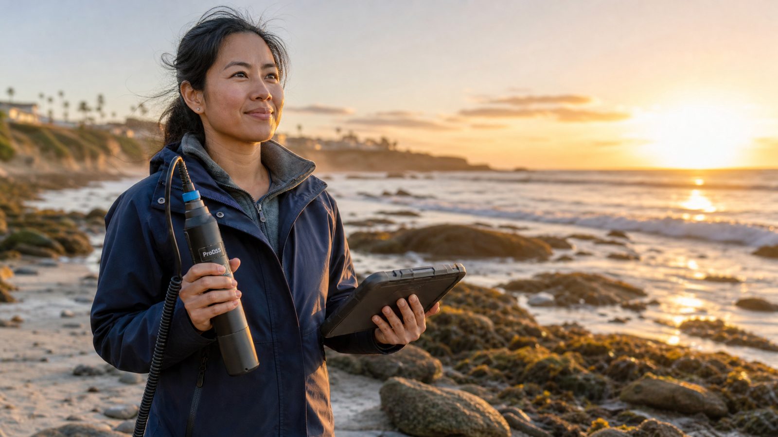 Citizen scientists sampling coastal waters